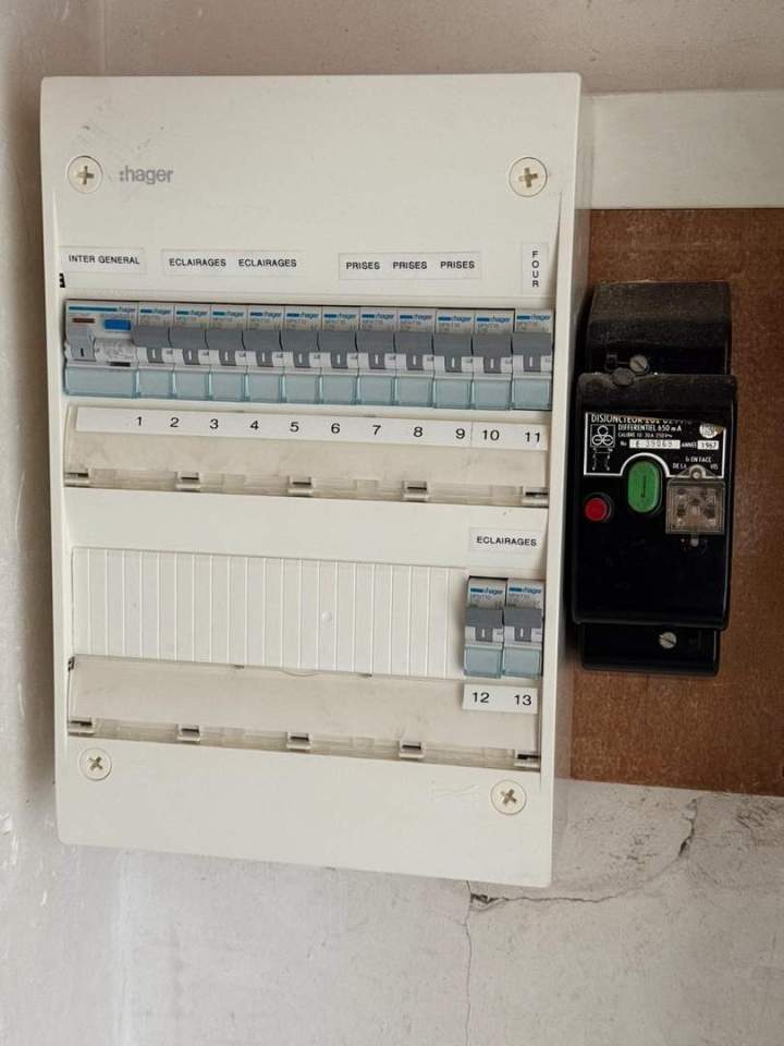 Installation électrique avant remise aux normes Albi